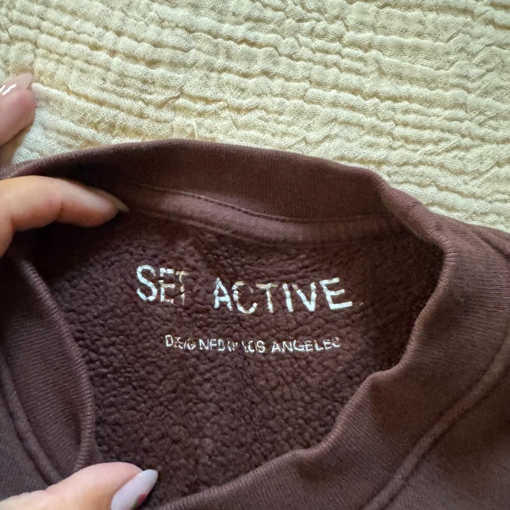 SET Active Brown Sweat Set - Picture 5 of 7